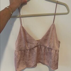 Silky Pink Cami Top